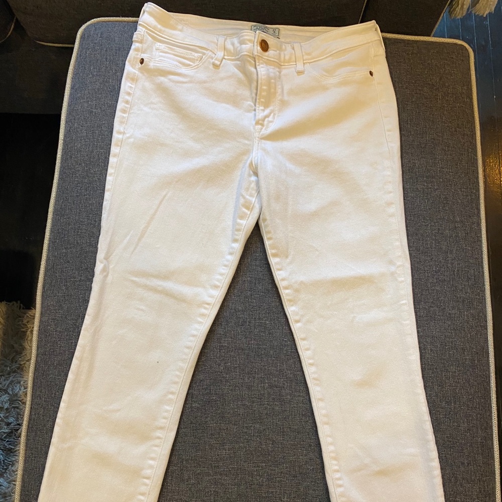 White Denim Abercrombie & Fitch size 4 / 27
